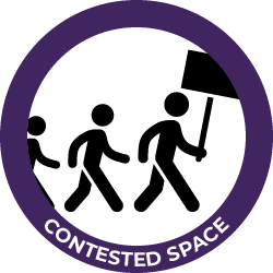 Contested space